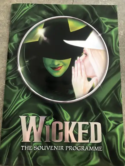 Wicked LONDON Broadway Musical Souvenir Program  - Marc Platt, View more