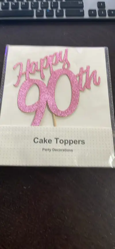 90th Birthday Cake Topper, View more