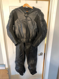 Alpinestars Missile V2 full leather 2 piece Motorcycle suit 