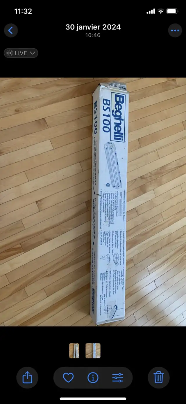 Fluorescent Lighting  + 5 fluorescent - luminaire de 4 pieds in Indoor Lighting & Fans in Gatineau - Image 3