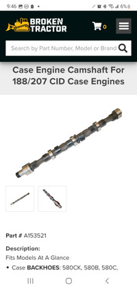 Unused - Case - Camshaft - A38890