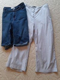 Capri pant & denim shorts - Size 22W