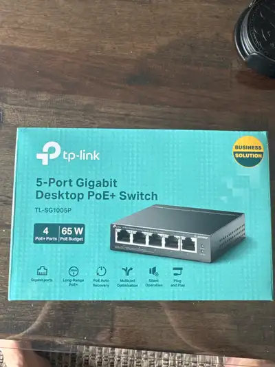 TP-Link TL-SG1005P ver.5  PoE+, View more