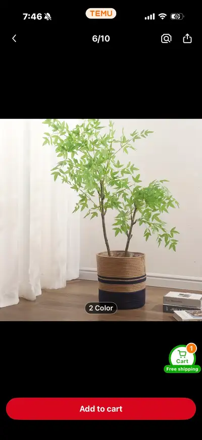 New handmade woven flower pot with plastic liner , View more
