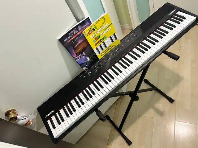 Alesis Concert 88-key Digital Piano w Stand in Pianos & Keyboards in City of Toronto - Image 3