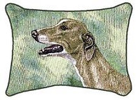 Greyhound Tapestry Pillows, Greyt pillows, Robert J. May