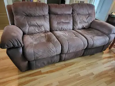 Sofa ,Divan Style Elran, Inclinable Électrique Très Propre !!!!, View more