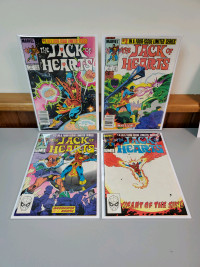 The Jack of Hearts 1-4 full set 1984 high grade comics.