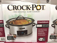 Crock-Pot 7Qt Programmable-Slow Cooker,St Steel-inbox-$25-no tax