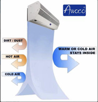 Awoco Super Thin  Indoor Air Curtain 48” Model : FM-1512SA1