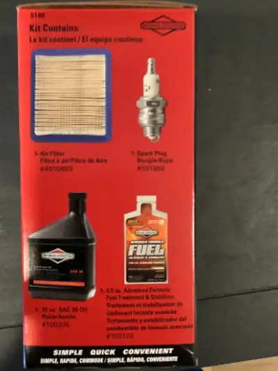 Briggs and Stratton tune up kit