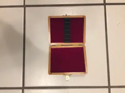 Oboe Reed Case for 6 Reeds / Wood Case., View more