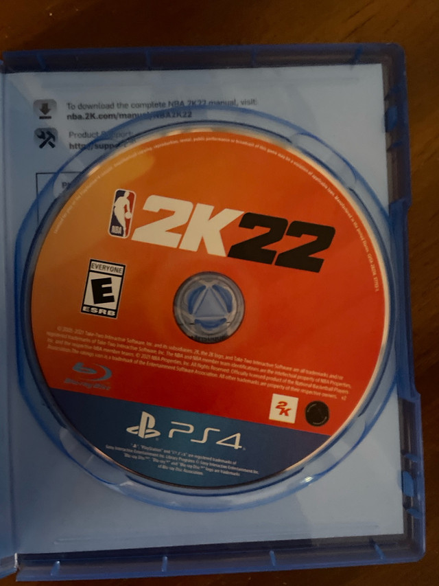 Jeu PlayStation 4 2k22 dans Sony PlayStation 4  à Longueuil/Rive Sud - Image 2