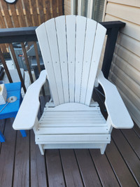 Eco-friendly Adirondack Chairs and Side Table
