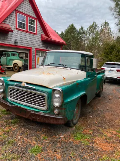 1960 International B110 1/2ton pick up for sale. From Saskatchewan vehicle which means it’s a pretty...