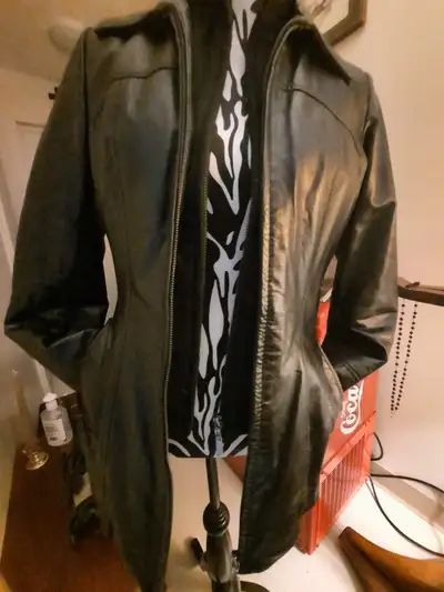 NEW LADIES LEATHER DRESS JACKET, View more