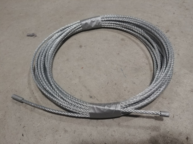 Steel cable 1/4" thick about 12m (37ft) in Other in Lethbridge - Image 3