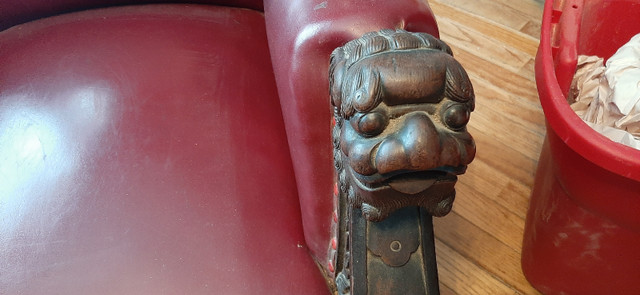 Antique Oriental Throne Chairs in Arts & Collectibles in Chatham-Kent - Image 2