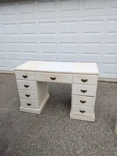 Gorgeous Vintage Solid Wood Desk, View more