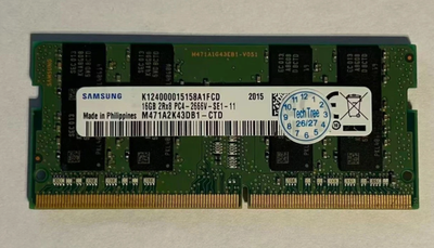 SAMSUNG 16GB DDR4 SODIMM PC4-2666v laptop memory, View more