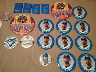 Jays Button Pin Bobblehead Jersey Shoe Hat Glove Ball Bat Crosby, View more