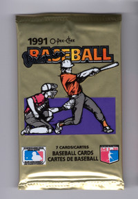 1991 OPC O-Pee-Chee Premier Baseball Cards, 1 Sealed Wax PACK