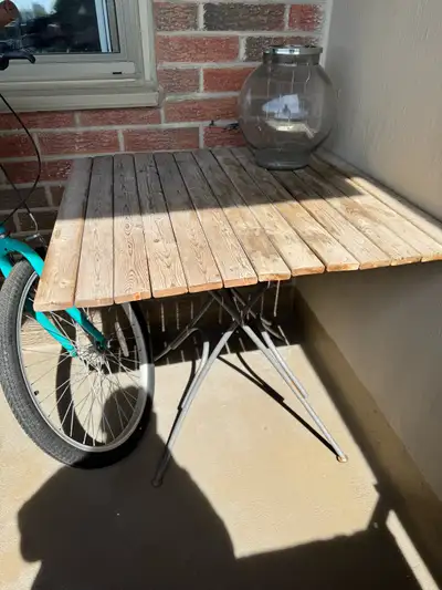 wooden folding table, View more