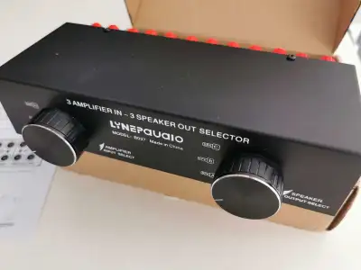 Experience enhanced audio control with the LINEPAUAI0 B037, a versatile 3-in-3-out amplifier speaker...