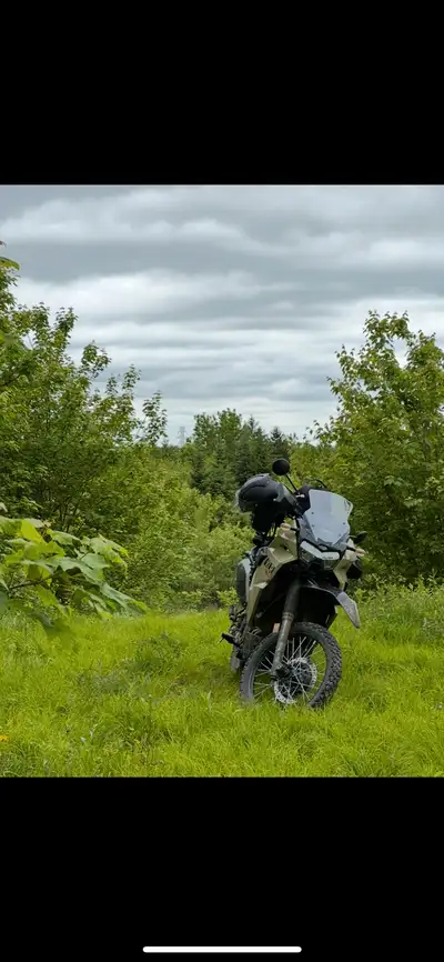 4600km, new rear tire included, saddle bags not pictured included Goes highway speed with ease, does...