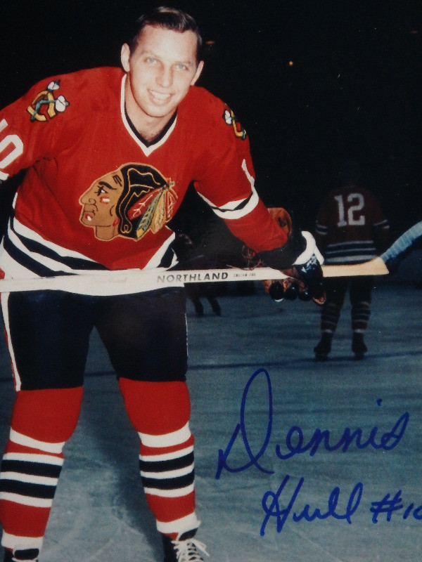 DENNIS HULL Chicago Blackhawks Autographed 8 X 10 Photo W/COA in Arts & Collectibles in Dartmouth - Image 4