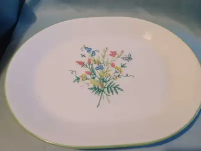 Vintage Corelle My Garden serving platters, View more
