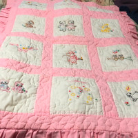 HANDCRAFTED BABY QUILTS  &  BLANKET