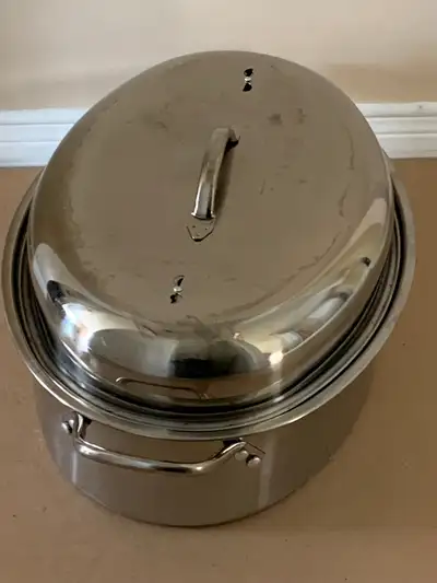 Roaster : Large Stainless Steel High Dome : Excellent Condition, View more