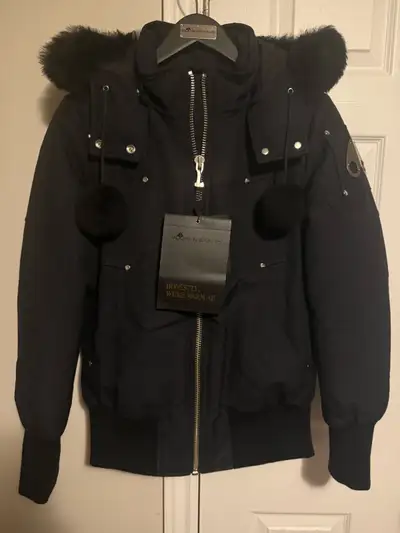 New with tags on Moose Knuckle Women’s Medium Bomber Jacket, View more