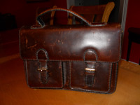 Women's Leather Briefcase - High Quality