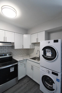 Studio Bachelor Apartment For Rent  with In Suite Laundry!