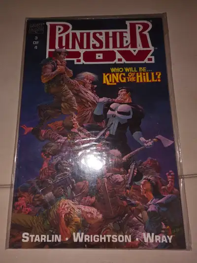 The Punisher P.O.V. 3of4 Marvle Comics Magazine Novel Thick Book, View more