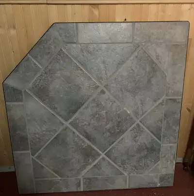 Fireplace hearth pad 41 x 41 for sale, like new condition.