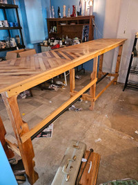 Custom Hand Crafted Table from reclaimed wood.