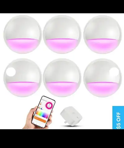 CLOUDY BAY [6 Pack] Low Voltage Smart LED Deck Lights,12V Outdoo, View more