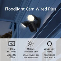 Ring Floodlight Cam Wired Plus with motion-activated 1080p HD