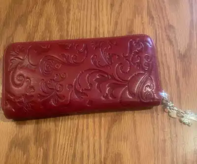 Brighton Red Leather  Wallet, View more