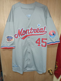 90s Size 46 Montreal Expos Jersey Rawlings Baseball Jersey 