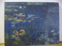 Claude Monet "Green Reflections" Painted 1920 Art Print