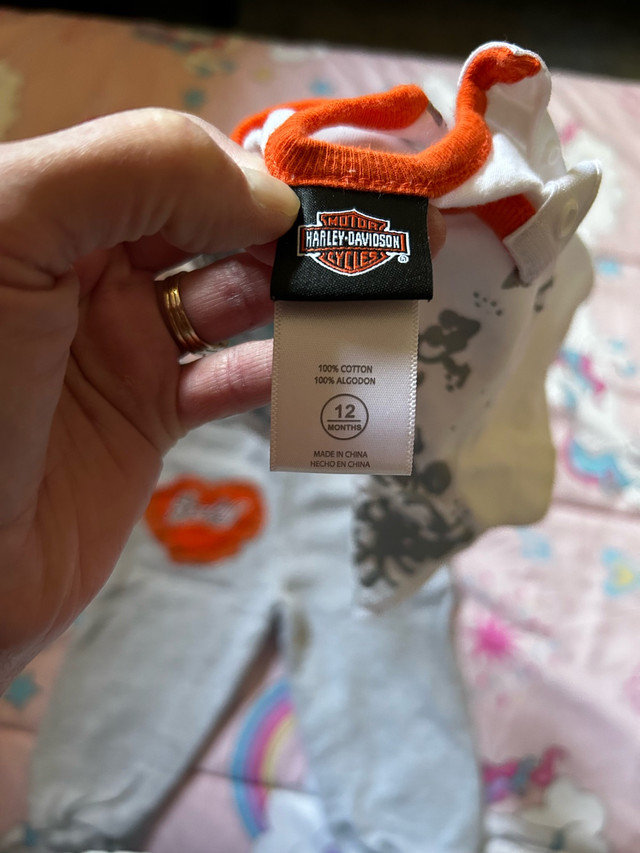 Harley Davidson Toddlers Outfit in Clothing - 9-12 Months in Calgary - Image 3