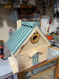 Pine Bird House. - 1 Only