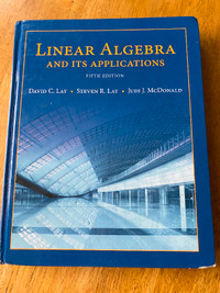 Linear Algebra and its Applications 5th Edition