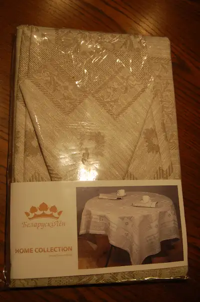 Tablecloth set 61 x 60 in (155 x 150 cm), 100% linen, View more