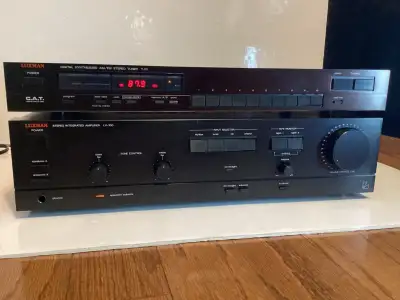 LUXMAN LV 100 STEREO AMPLIFIER & T 111 DIGITAL SYNTHESIZER TUNER, View more