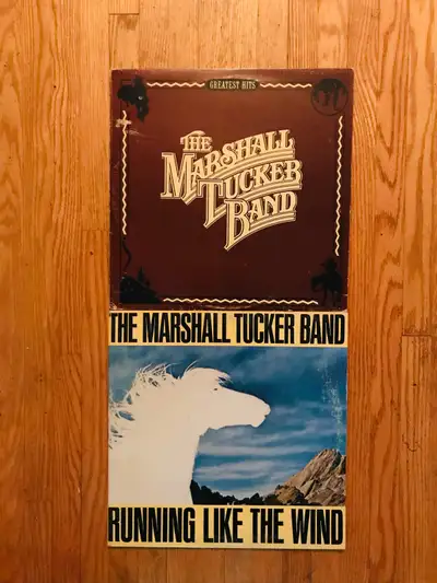 THE MARSHALL TUCKER BAND … 2 Classic Rock Record Albums … CPN 0214 … Greatest Hits … $ 5 … F BSK 331...